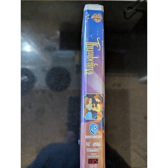 DON BLUTH THUMBELINA JODI BENSON ARIEL CHARO VHS 1994 CLAMSHELL - Picture 2 of 10